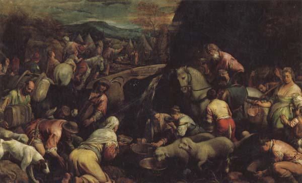 Jacopo Bassano The Israelites Drinkintg the Miraculous Water Sweden oil painting art